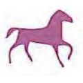 Mylar Confetti Shapes Horse (5")